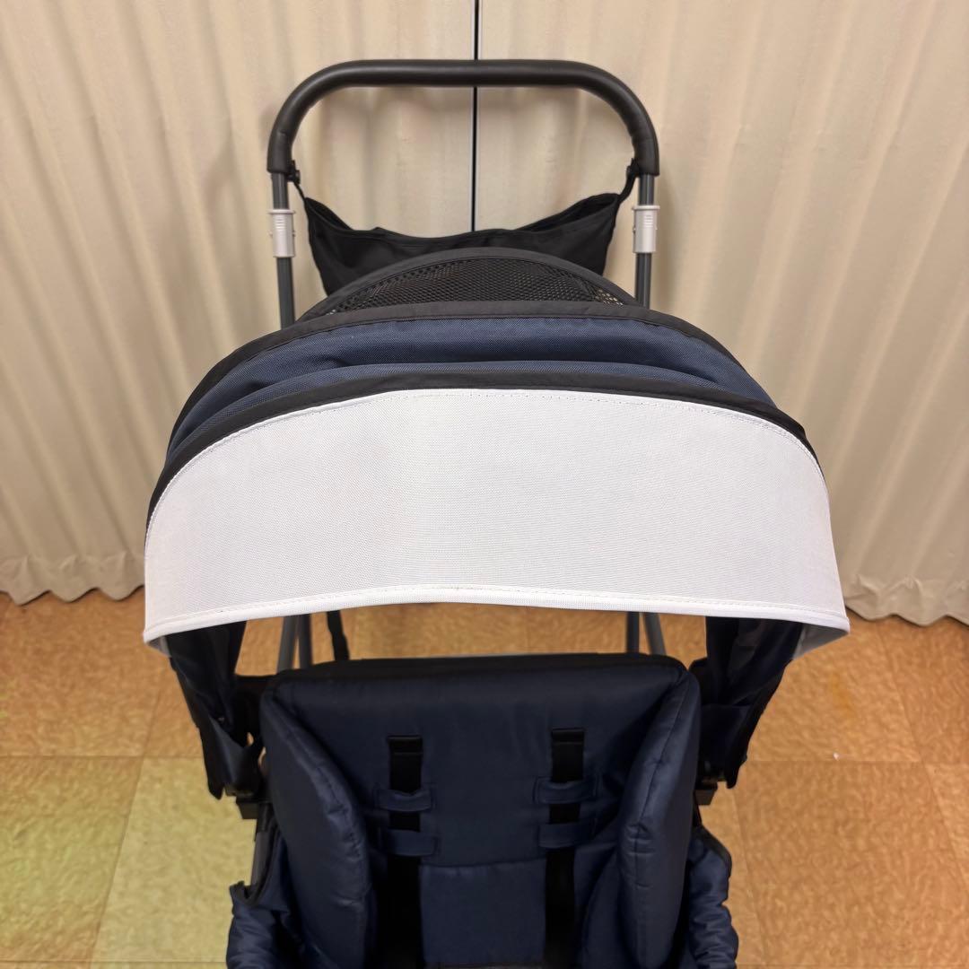 ☆美品☆　カトージ　KATOJI　二人乗りベビーカー　二人でゴー　ネイビー