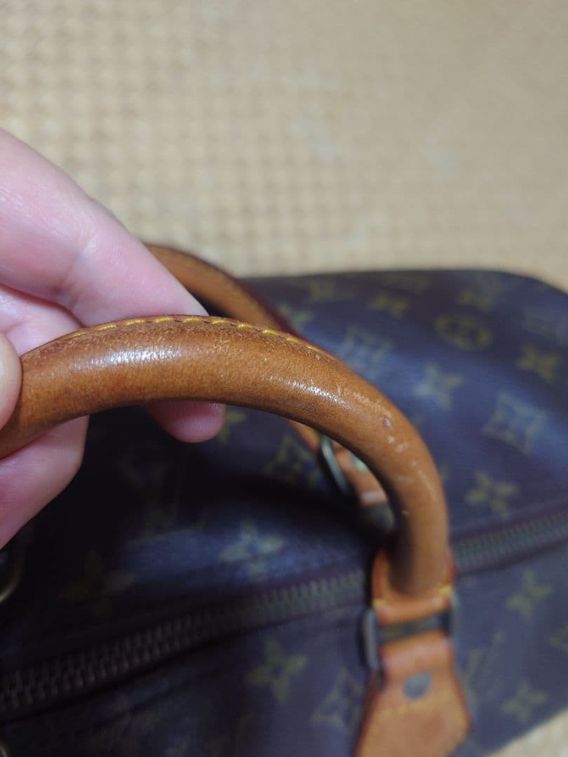 ルイヴィトン　LOUIS VUITTONスピーディー　ボストンバック　南京錠　鍵