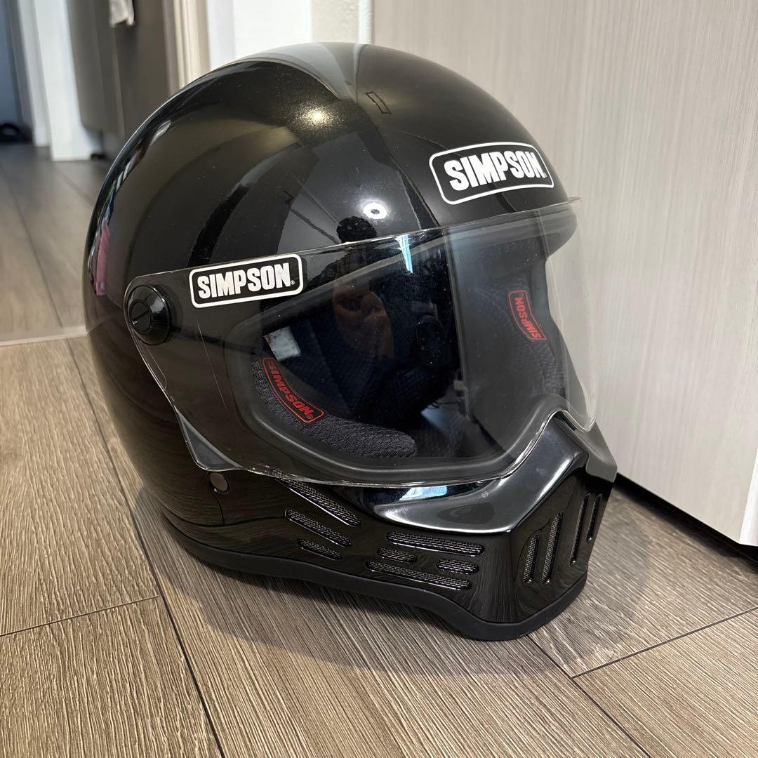 シンプソン　フルフェイスヘルメット（ビーコムワン付き）