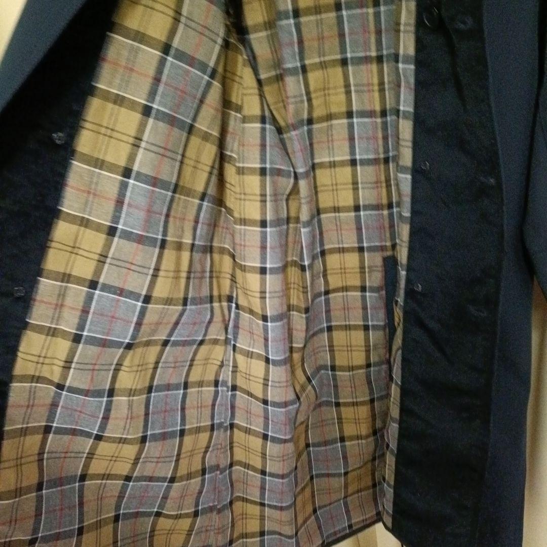 未使用 タグ付き Barbour トレンチコート2Layer 40 ネイビー