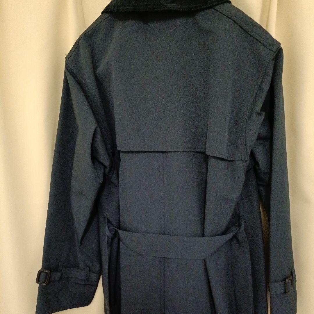未使用 タグ付き Barbour トレンチコート2Layer 40 ネイビー