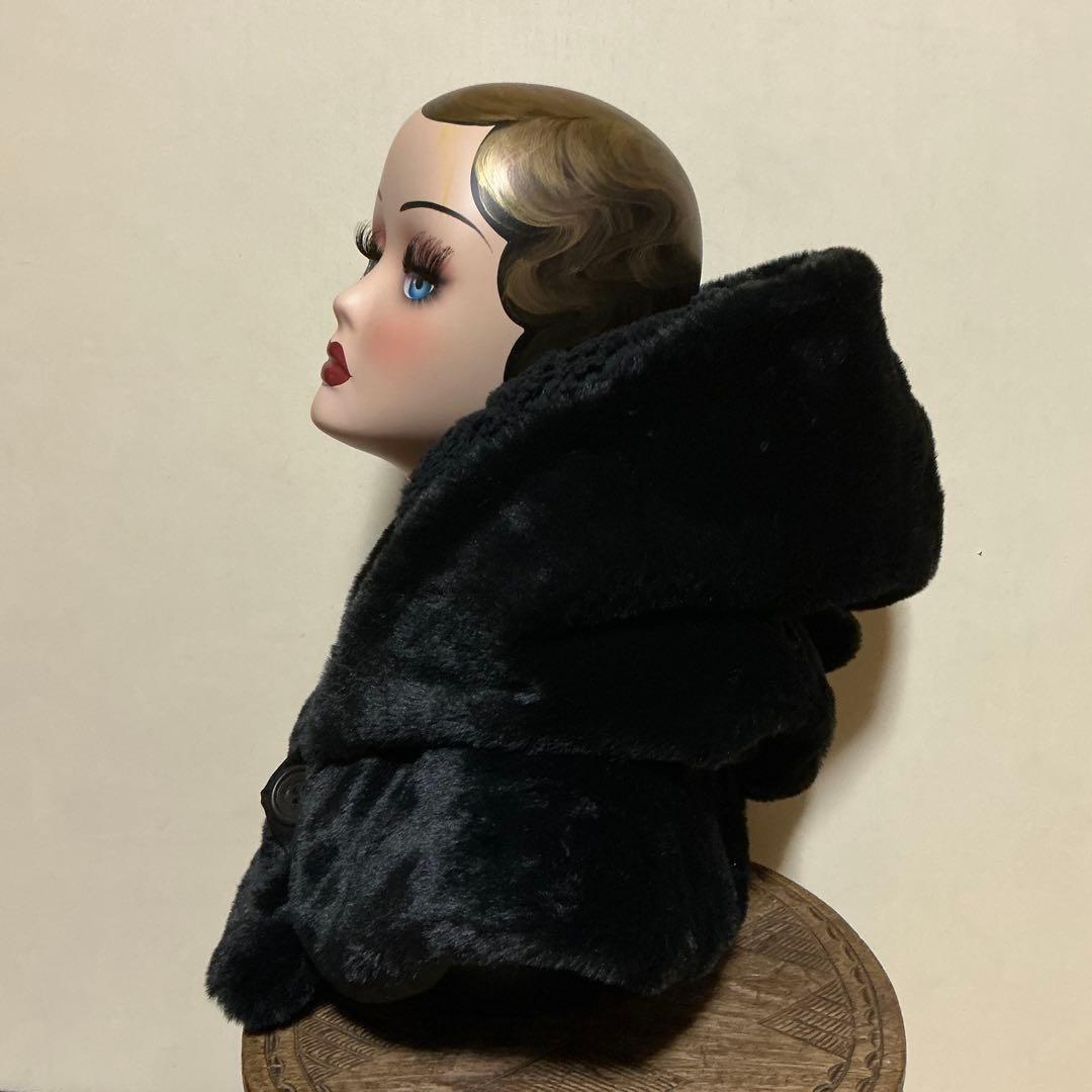 ぴーちゃんページです　ファーフードスヌード　ファージャガード帽子