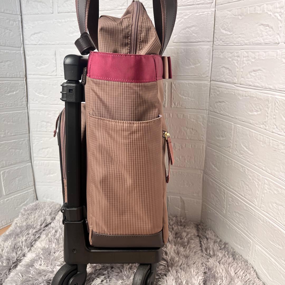 極美品✨スワニー　ルバンドⅢ キャリーケース　ブラウン　リボン