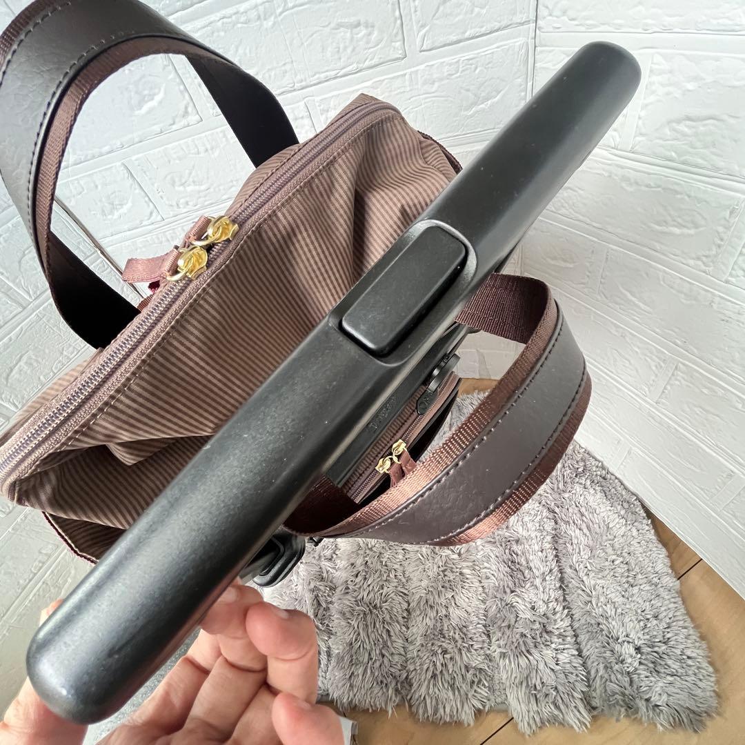 極美品✨スワニー　ルバンドⅢ キャリーケース　ブラウン　リボン