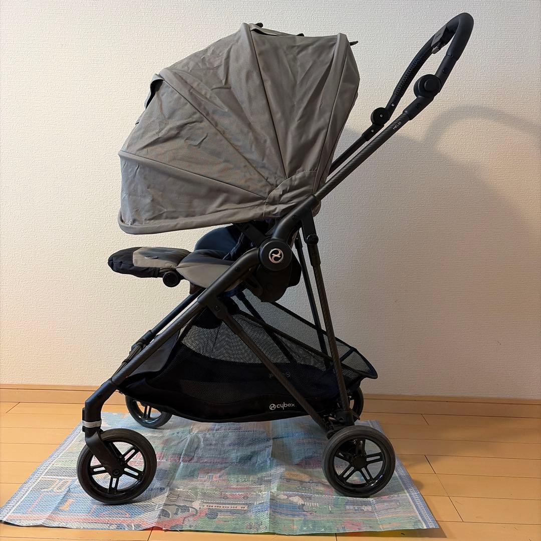 サイベックス メリオ グレー 美品 レインカバー付 付属品完備