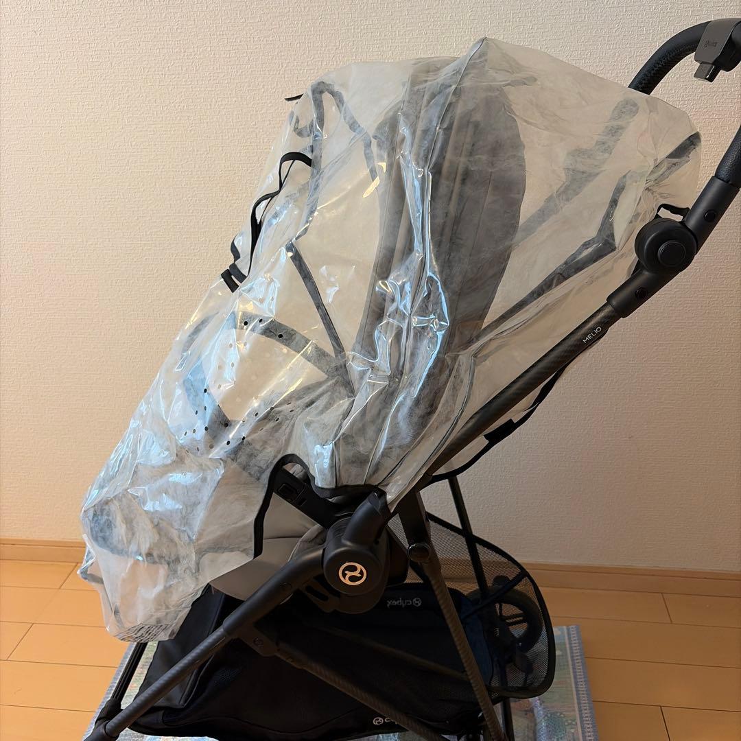 サイベックス メリオ グレー 美品 レインカバー付 付属品完備