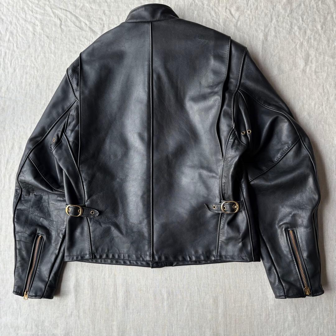 Schott シングルライダース ゴールド金具 TALONジップ 40 ショット