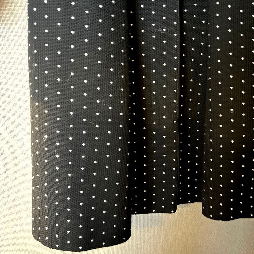 Rene ルネ ドット フィット＆フレア コートワンピース 上品 美シルエット