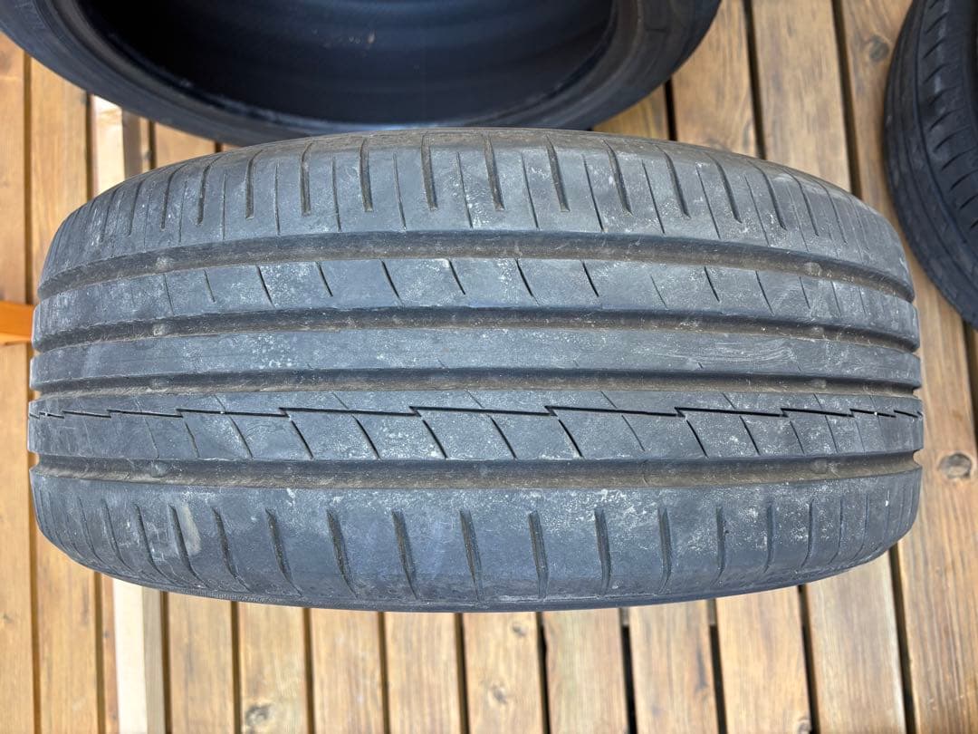 ☆215/45R17中古４本★YOKOHAMA・ブルーアースAE50バリ山４本