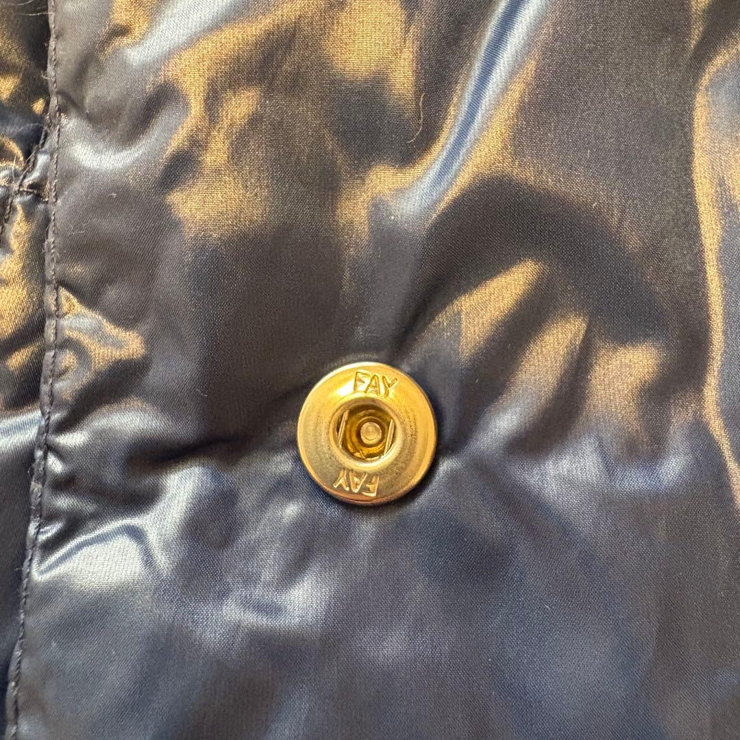 【新品タグ付き】 Fay (フェイ)TOD'S ネイビー ダウンベスト S