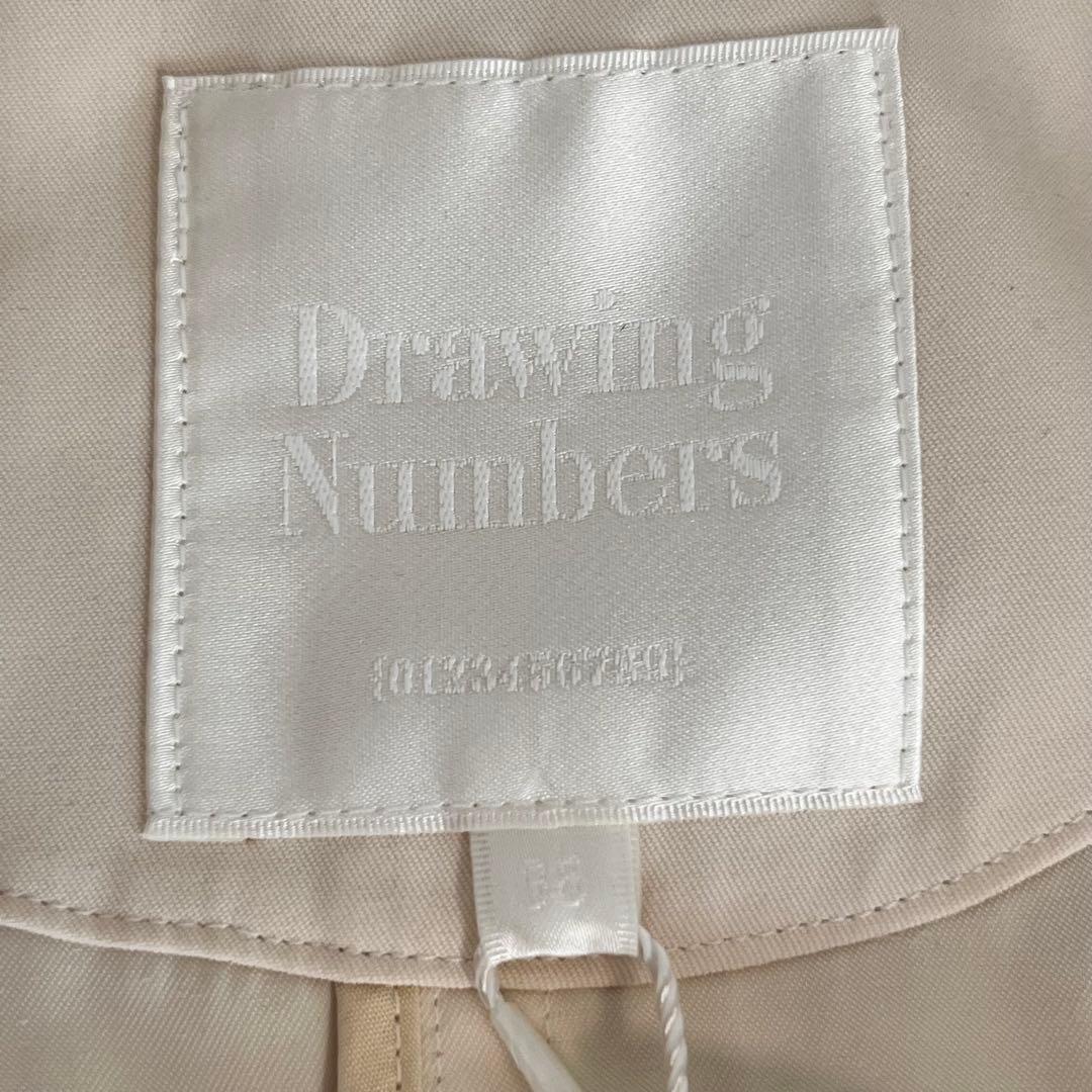 【新品未使用品】2025年 ドローイングナンバーズ ピーチタフタトレンチコート