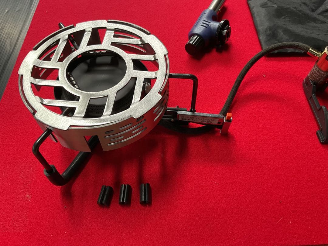 SOTO 廃盤希少人気商品ST-301モノトーンカラー動作良好美品防風リング他付