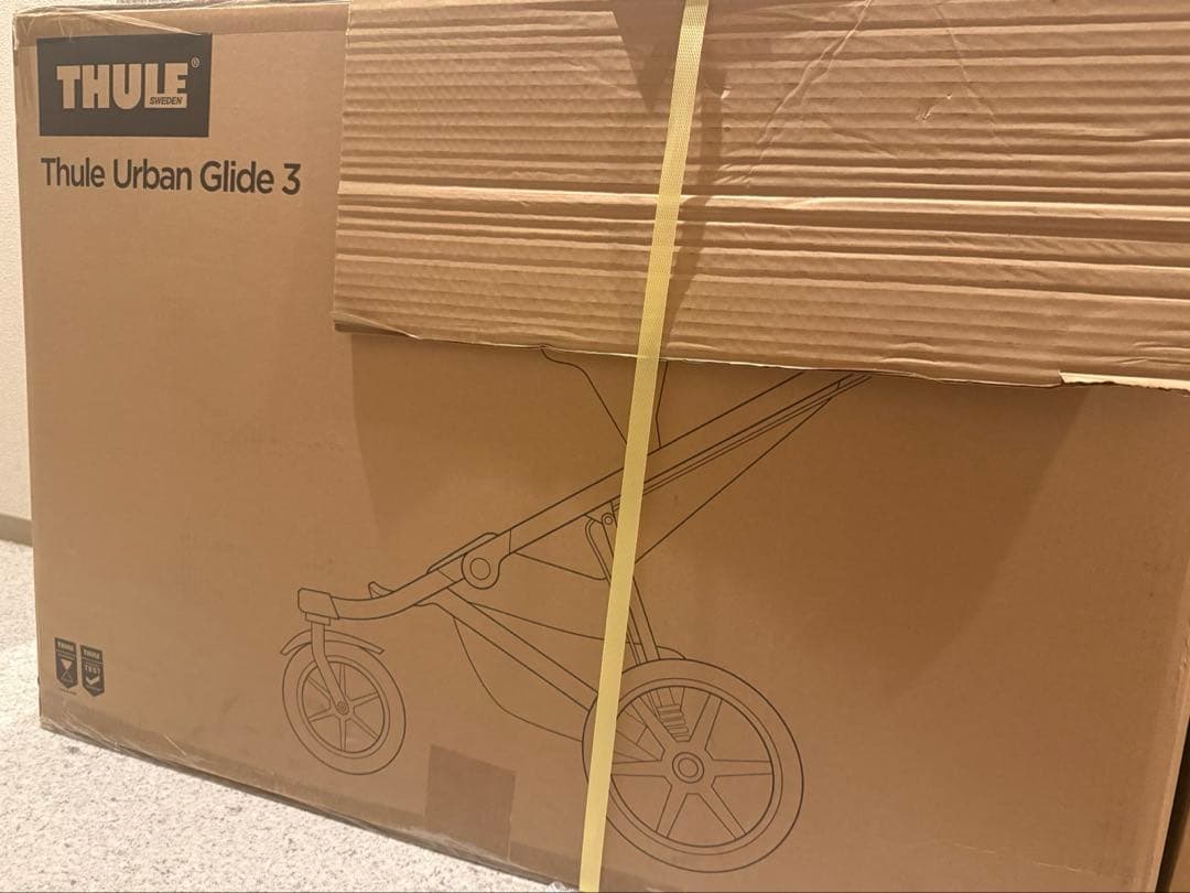 【新品未開封✨】Thule ジョギングストローラー　ベビーカー　ブラック