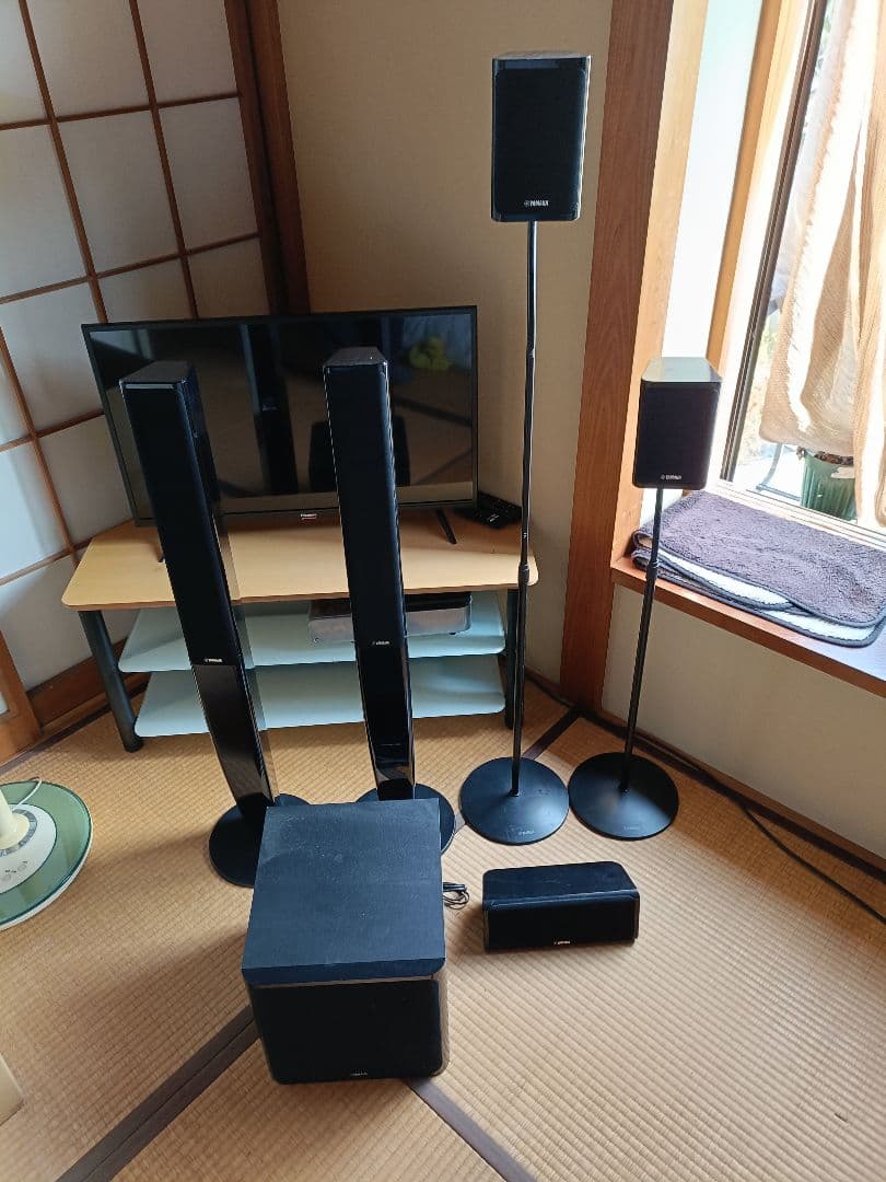 Yamaha サブウーファー サラウンドスピーカーセット 5個