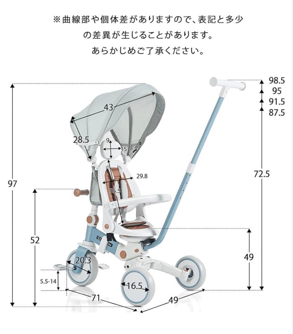 BTM アップグレードバージョン 三輪車