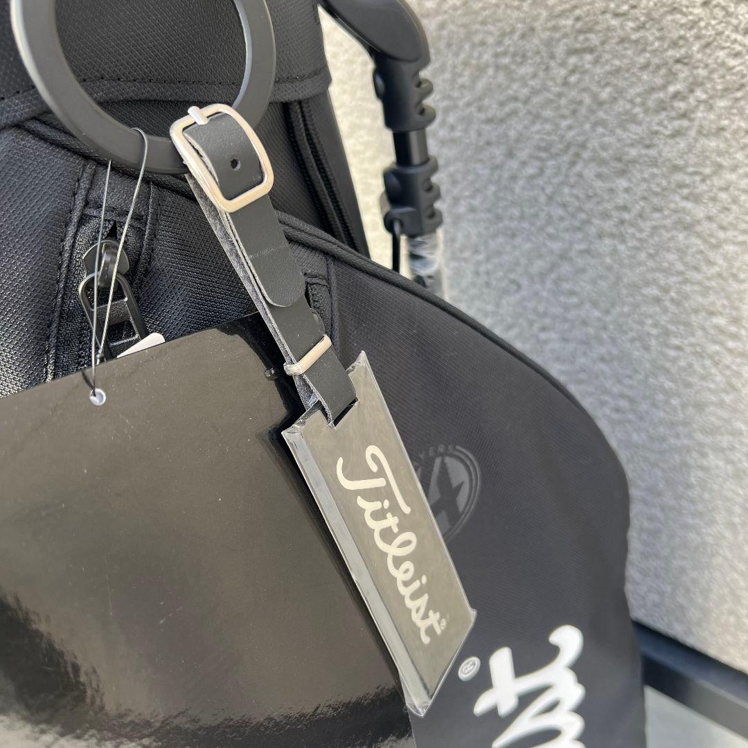 TITLEIST タイトリスト　キャディバッグ 未使用　ブラック　ナイロン　黒