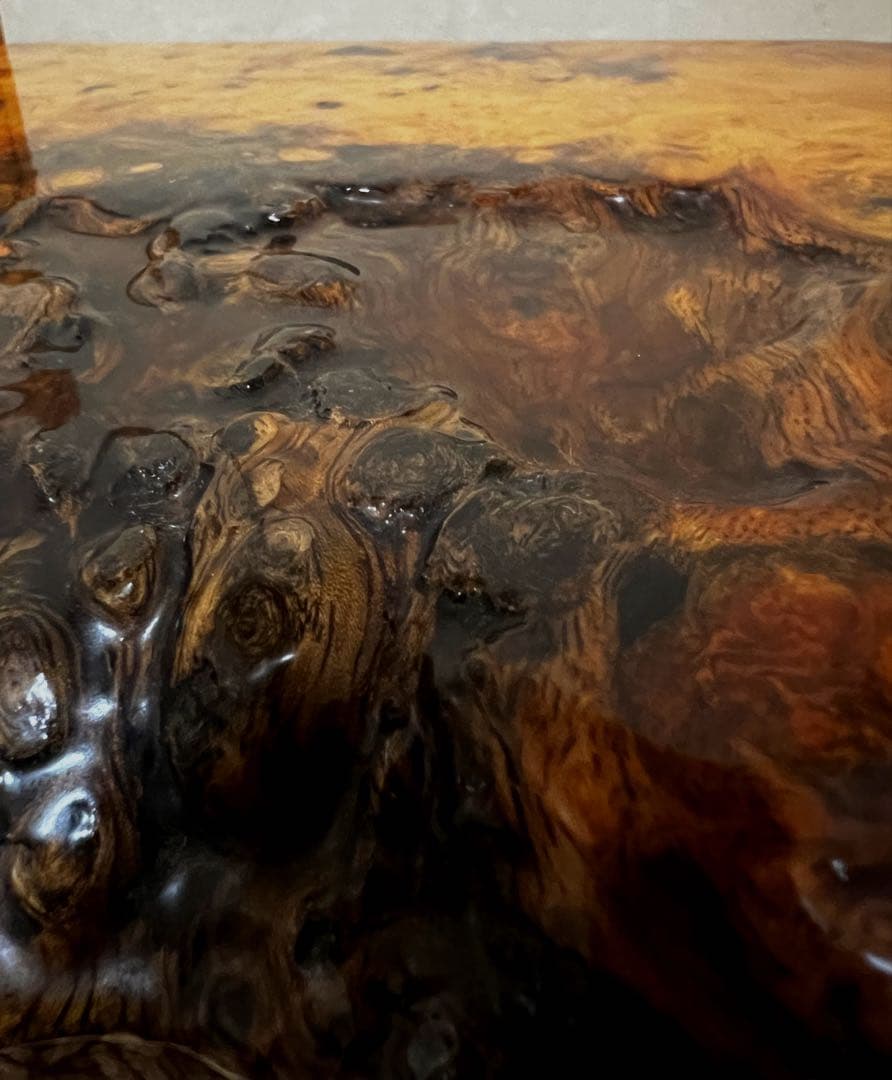 古木 四足 花梨 瘤 玉杢 花台 香台 盆栽台