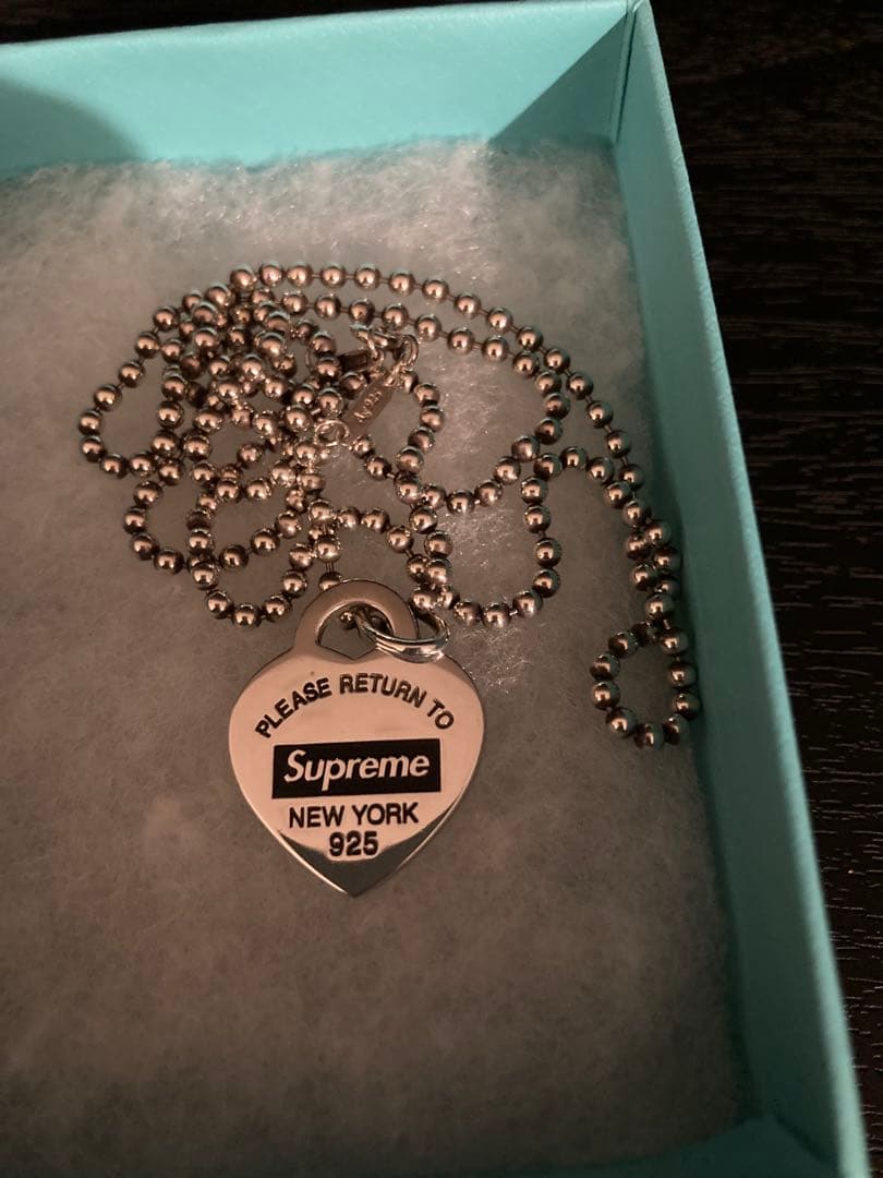 アクセサリー Supreme Tiffany & Co. Heart Tag Pendant
