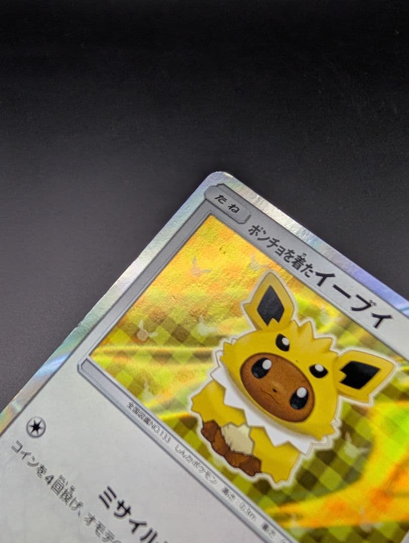 ポンチョを着たイーブイ サンダース プロモ