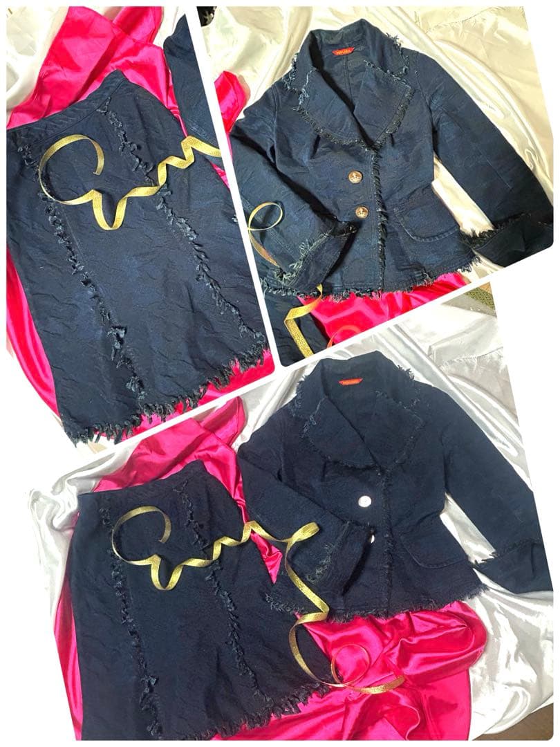 ー匿名発送ー　貴重！ヴィヴィアン ★デニム・セットアップ