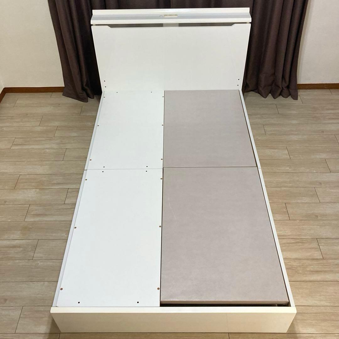 【自社配送エリア限定販売】ニトリ/多機能セミダブルサイズベッドフレーム①