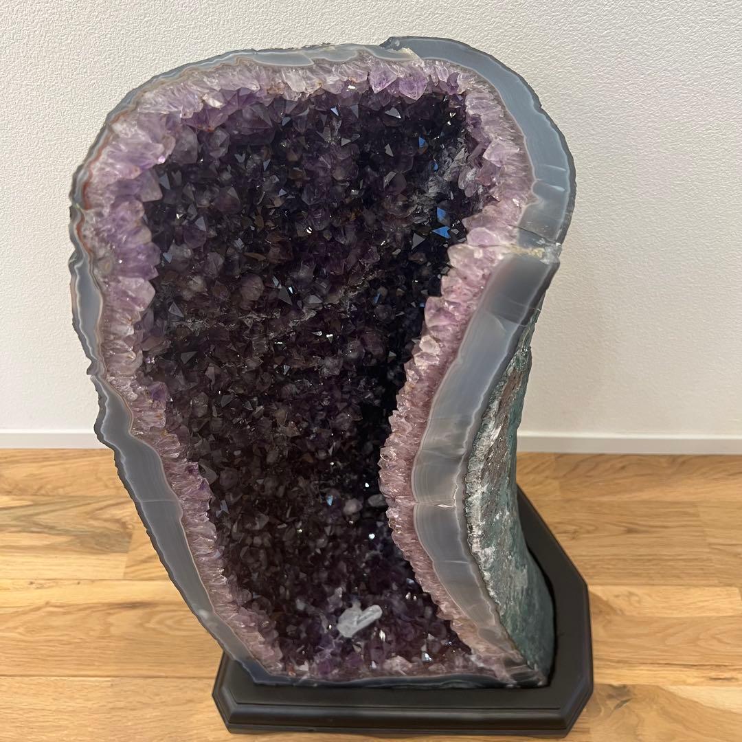 ✳️専用‼️☆逸品☆存在際立つ極大サイズ☆美濃紫の素敵な極輝☆アメジストドーム