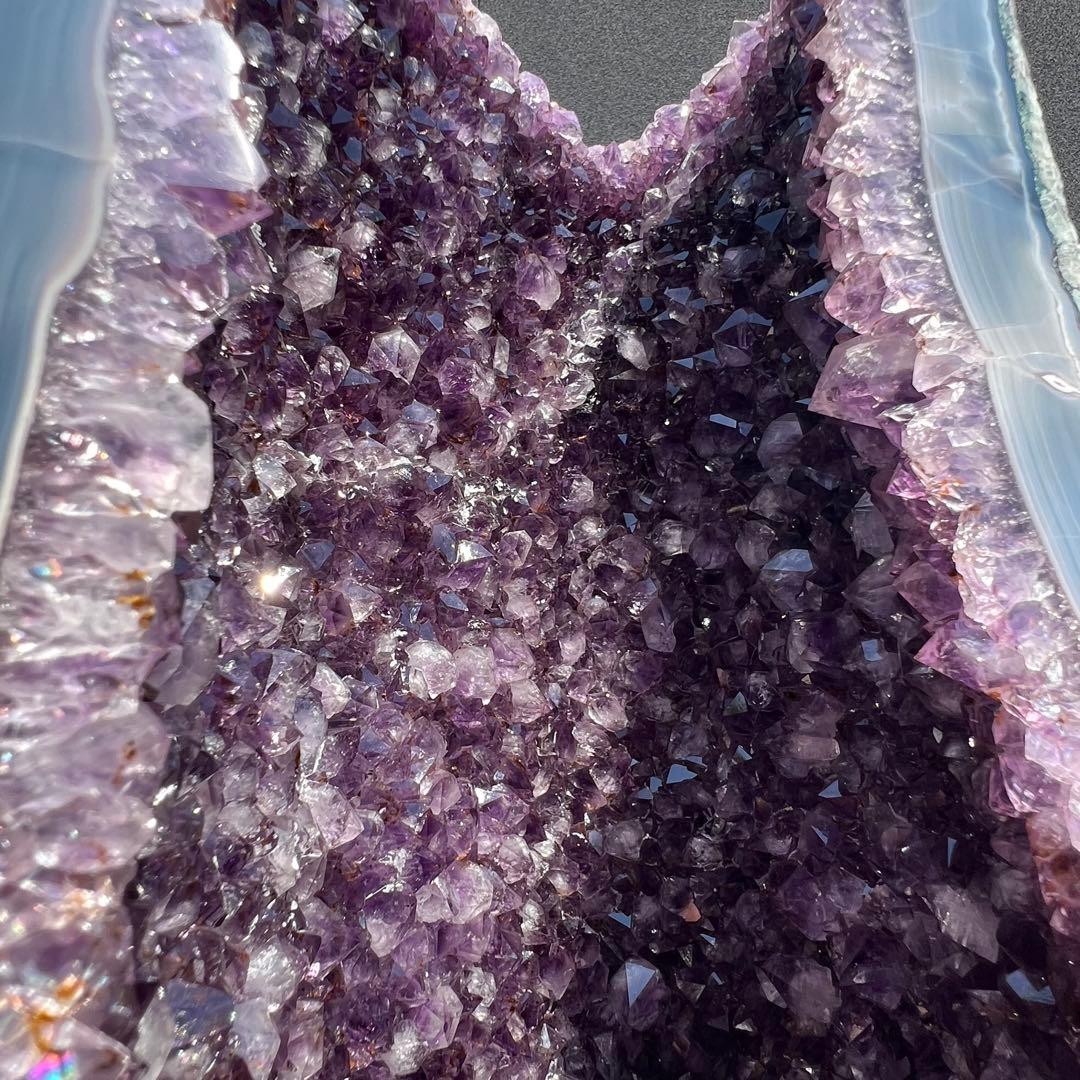 ✳️専用‼️☆逸品☆存在際立つ極大サイズ☆美濃紫の素敵な極輝☆アメジストドーム