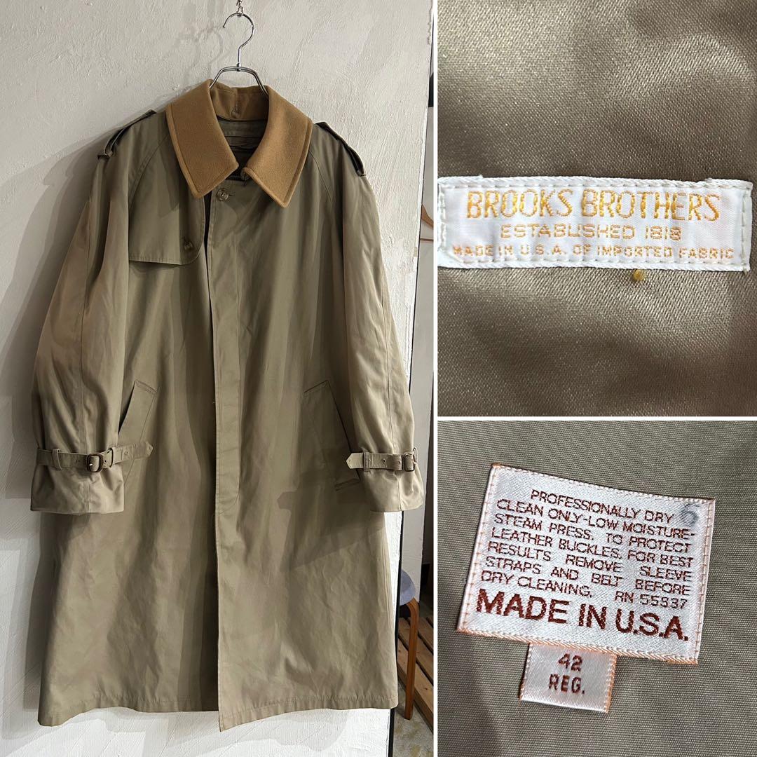 70S USA製 BROOKS BROTHERS フルセット トレンチコート