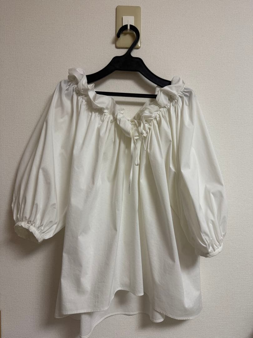 CLANE 2WAY PUFF NECK TOPS ブラウス サイズ1