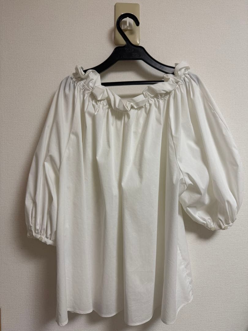 CLANE 2WAY PUFF NECK TOPS ブラウス サイズ1