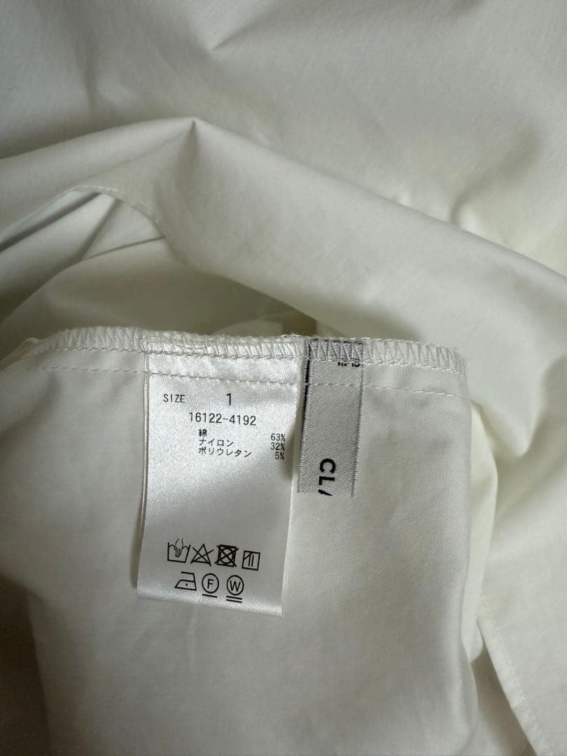 CLANE 2WAY PUFF NECK TOPS ブラウス サイズ1