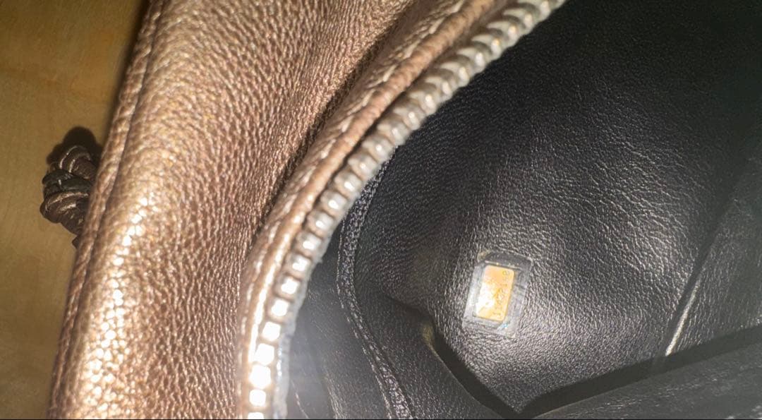 シャネル ラグジュアリーライン　ブロンズ チェーンバッグ