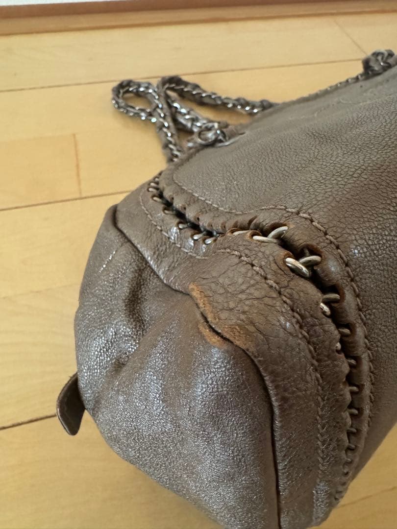 シャネル ラグジュアリーライン　ブロンズ チェーンバッグ