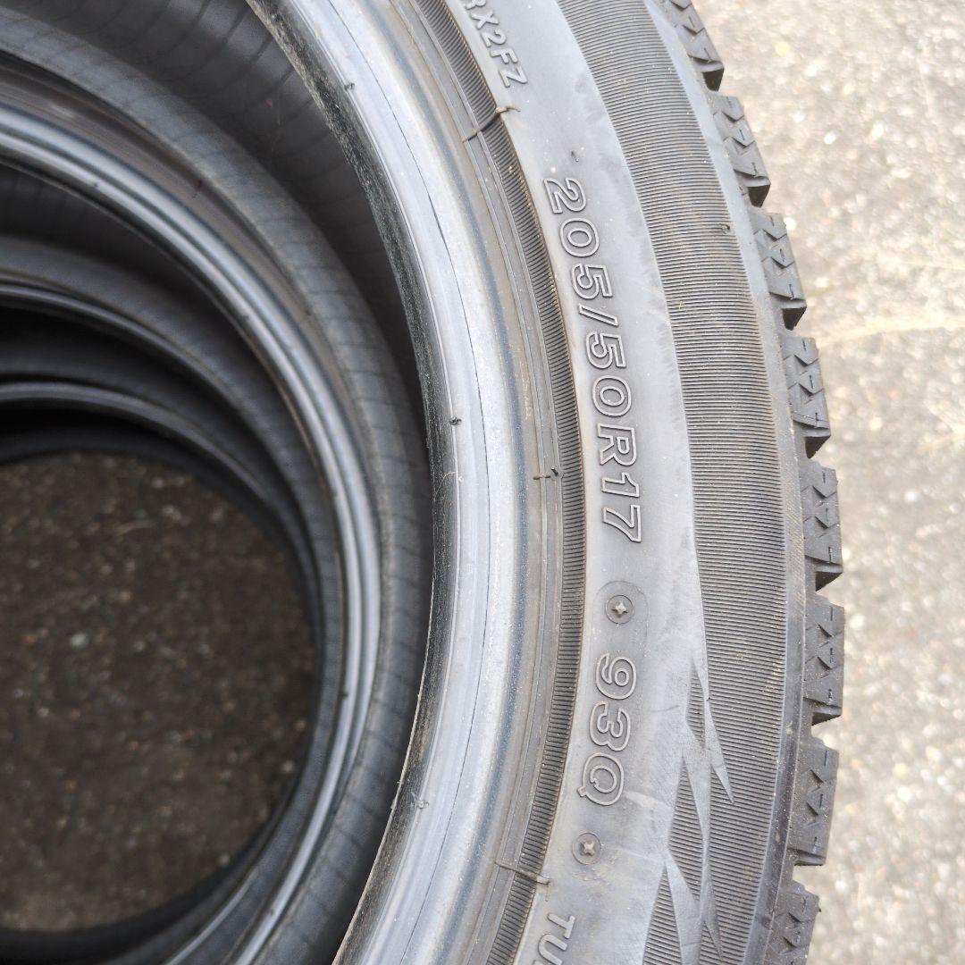 ブリヂストン スタッドレスタイヤ 205/50R17 4本セット