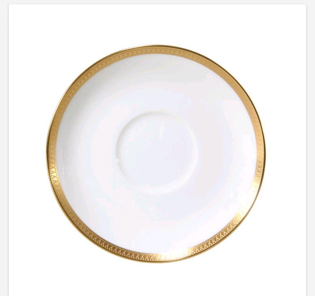 ノリタケ 大倉陶園 片葉金蝕 6客