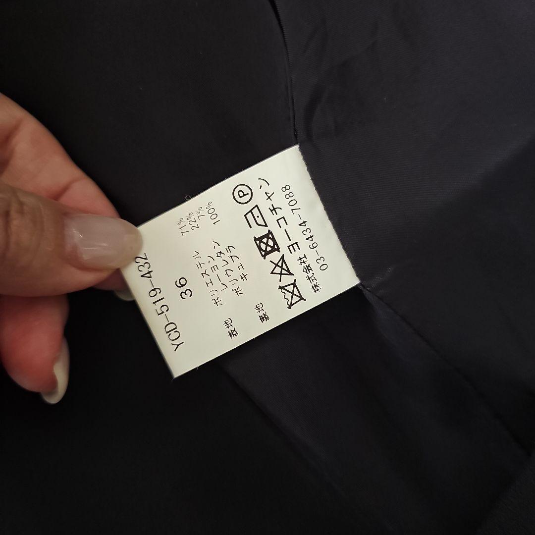 ヨーコチャン　Size36　バイカラー　スカラップワンピース