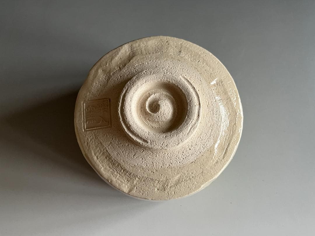 吉村楽入　白楽　青楓　茶碗　茶道具