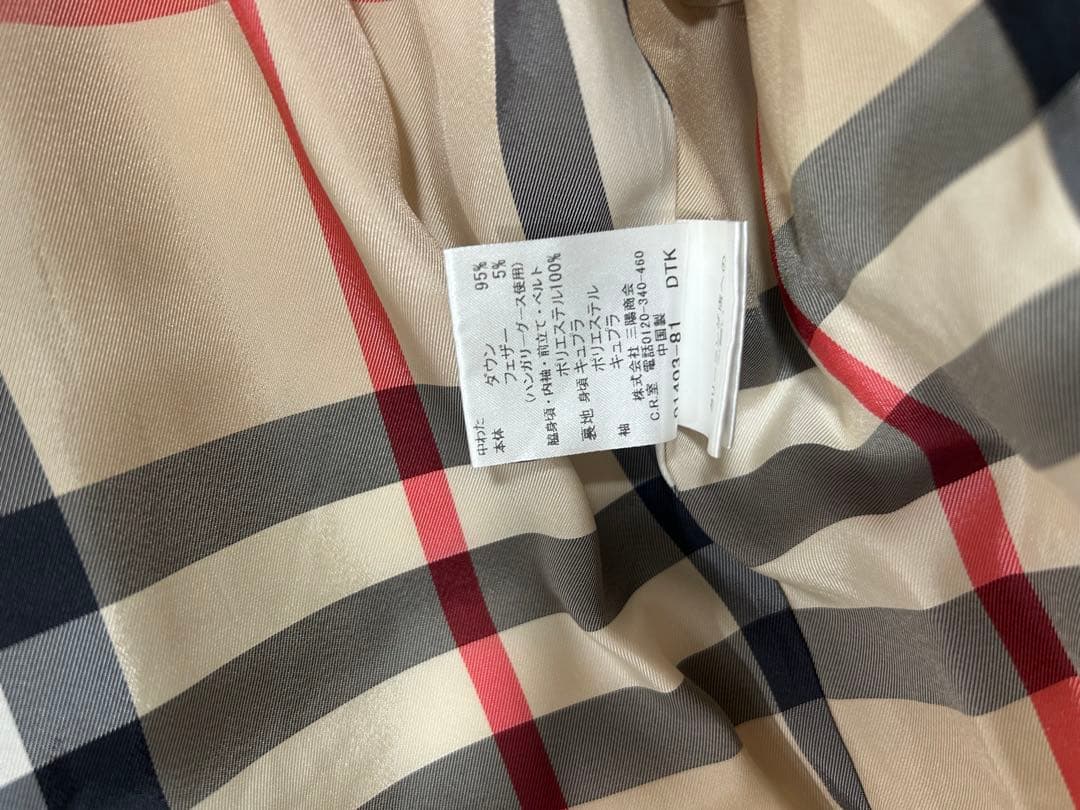 BURBERRY LONDON ダウンコート