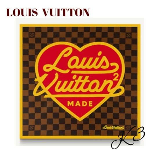 LOUIS VUITTON バンダナ/スカーフ〈ハート〉ヴァージル×NIGO