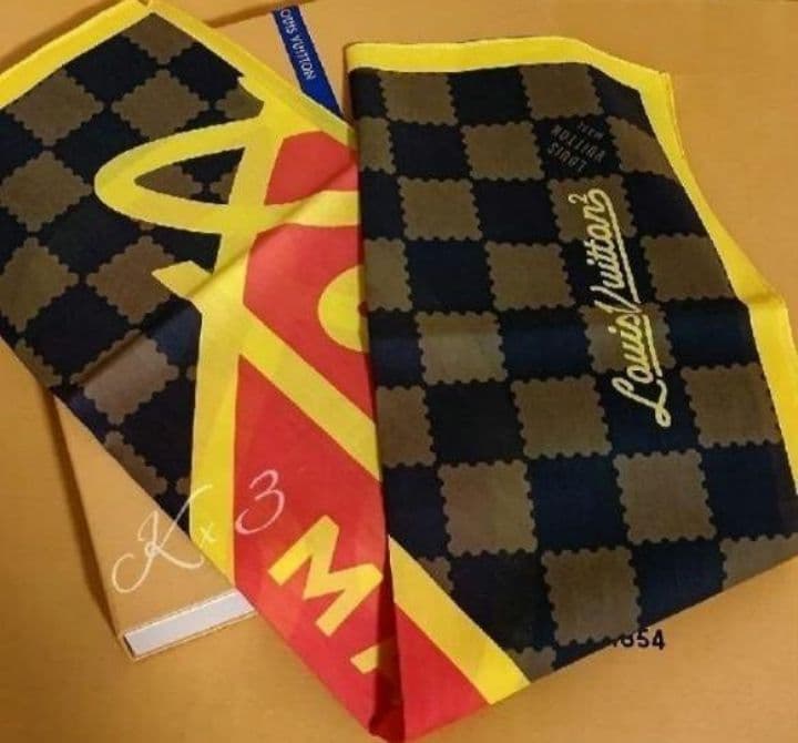 LOUIS VUITTON バンダナ/スカーフ〈ハート〉ヴァージル×NIGO