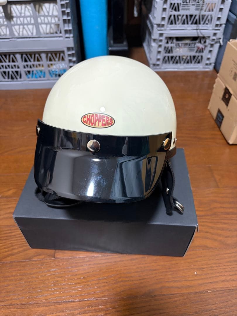 CHOPPERS ジェットヘルメット クリーム色