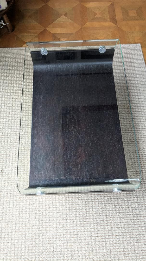 大塚家具　ガラステーブル