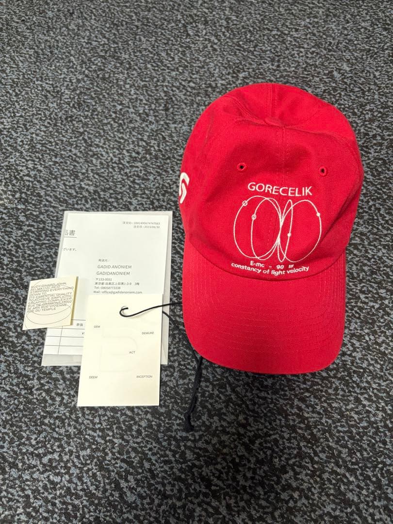 gadid anoniem RUUD/RED キャップ