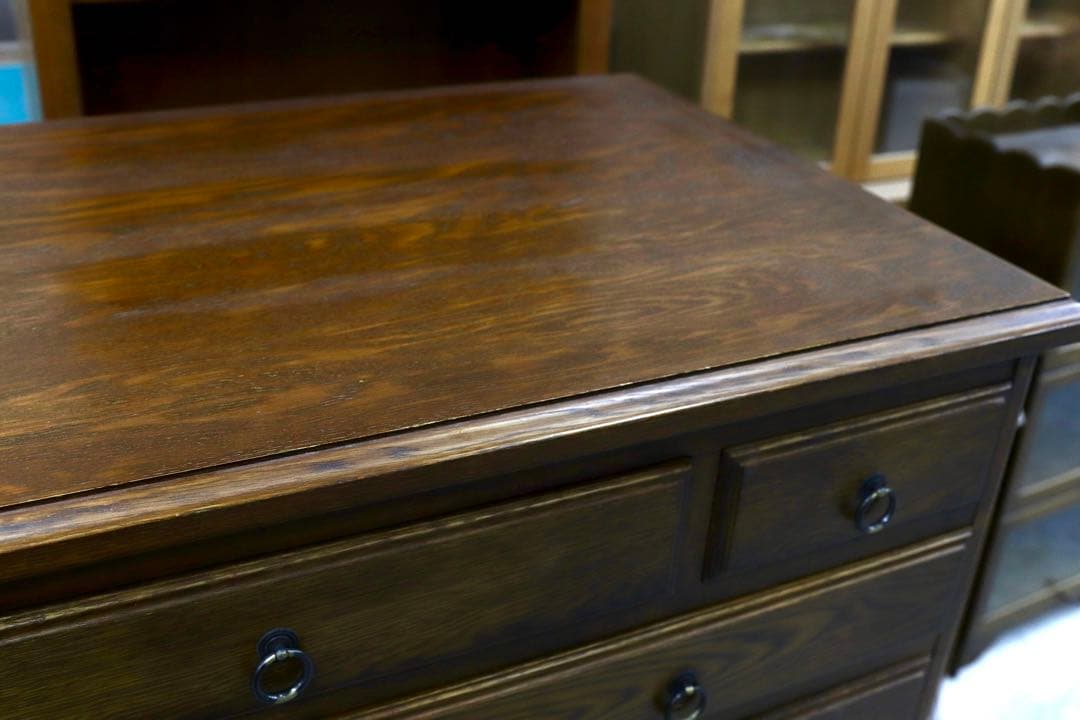 GMHF71○えぞ民芸家具 蝦夷民芸家具 EZO ハイチェスト 整理箪笥 収納家