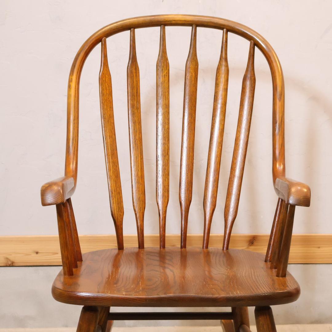 Shin Lee シンリー レッドオーク材 ロッキングチェア クラシカル 揺り