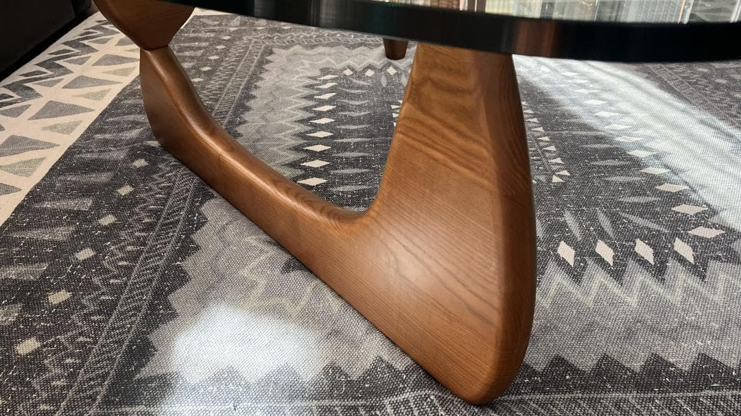 イサムノグチ コーヒーテーブル ウォルナット　19mm厚