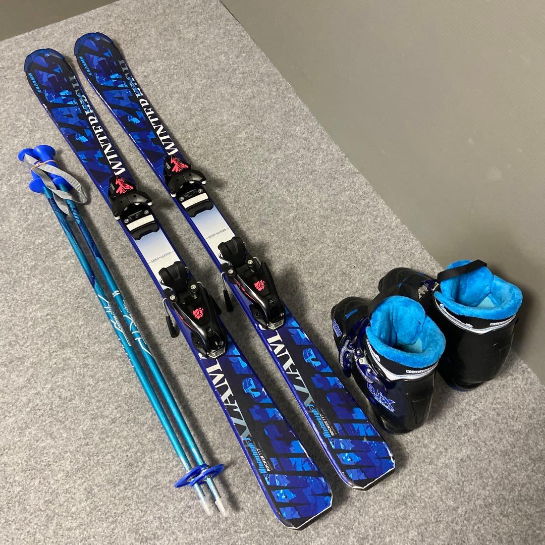 ★メンテナンス済 子供スキーセット　身長117~130cm前後のお子様向け