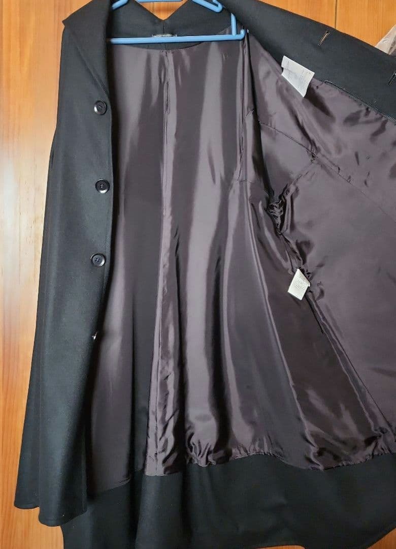 ヨウジヤマモト　ファム　ウール　ケープ　チェスター　コート　2017AW