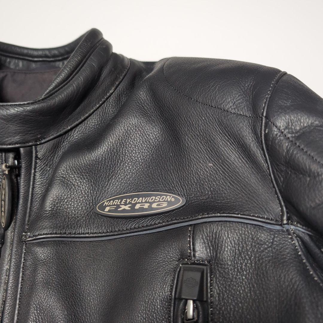 希少　美品　ハーレーダビッドソン FXRG レザージャケット　M黒　HARLEY