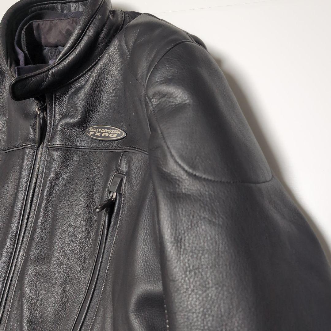 希少　美品　ハーレーダビッドソン FXRG レザージャケット　M黒　HARLEY